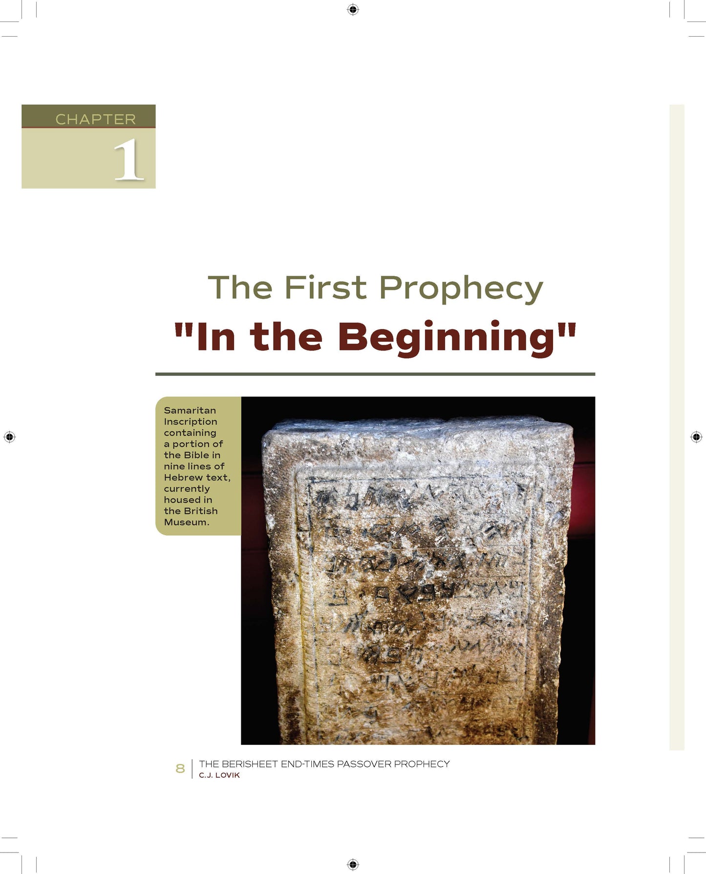 The Berisheet Passover Prophecy