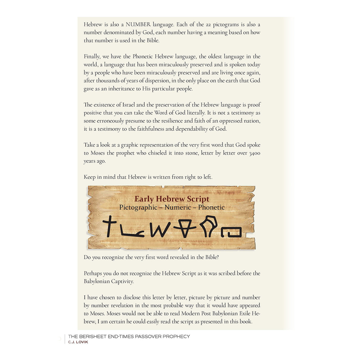 Berisheet Passover Prophecy Inside Page 10