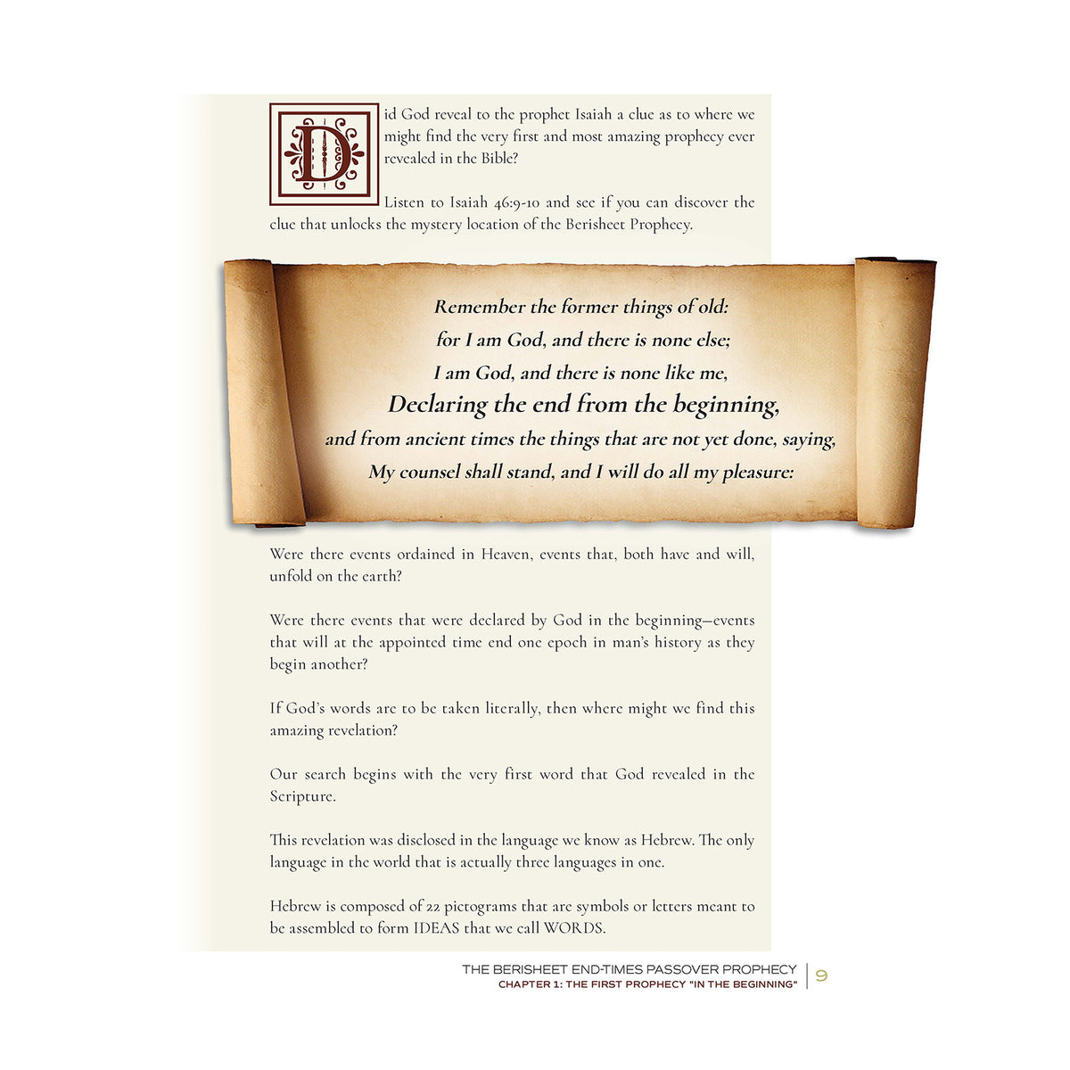 Berisheet Passover Prophecy Inside Page 9