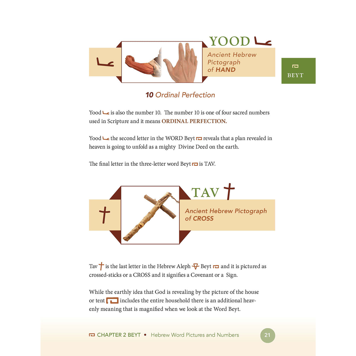 Chapter 2 open book of Hebrew Word Pictures and Numbers by CJ Lovik