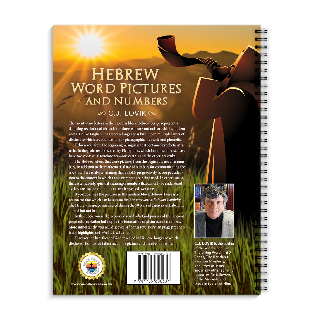 Back cover of Hebrew Word Pictures and Numbers by CJ Lovik
