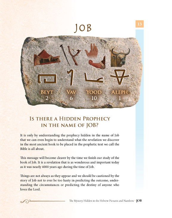 Job: The Mystery Hidden in the Hebrew Pictures and Numbers